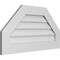 Ekena Millwork Octagonal Top Surface Mount PVC Gable Vent w/ 3-1/2"W x 1"P Standard Frame, 34"W x 18"H GVPOT34X1801SN - alternate 5